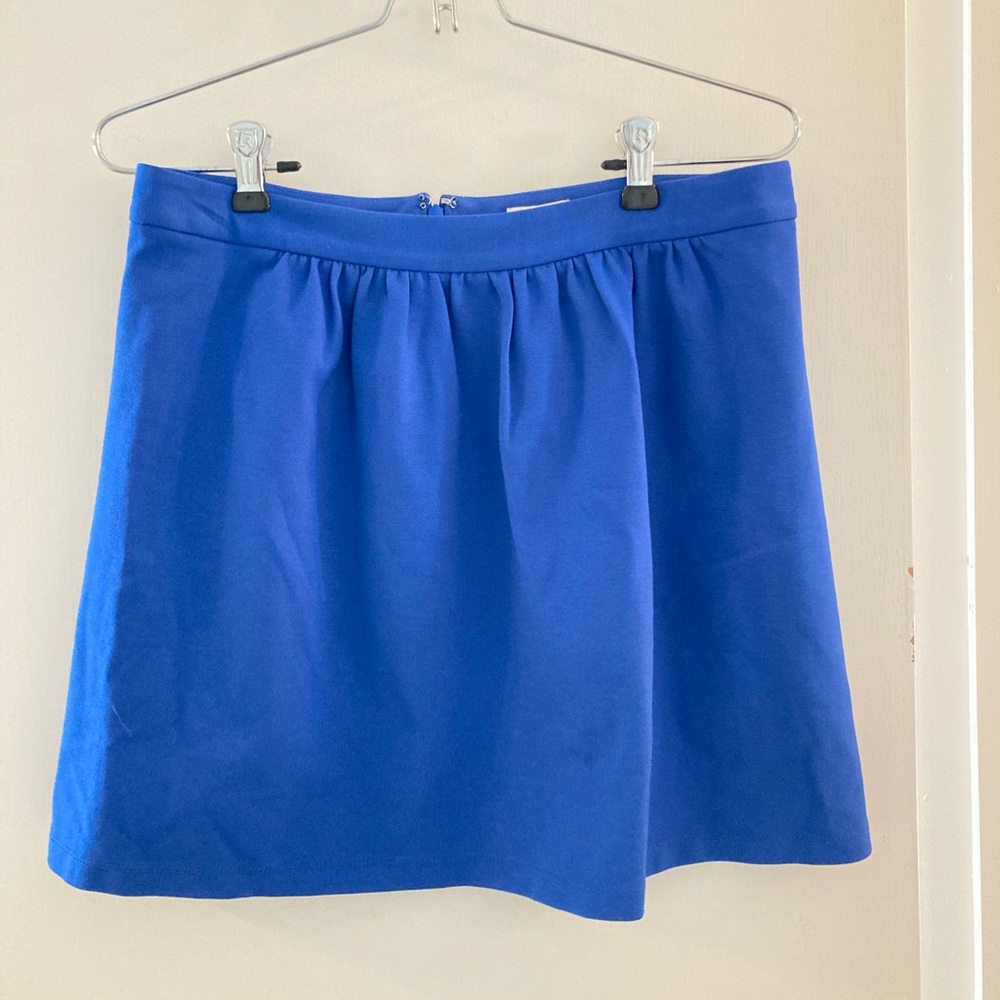 J. CREW ROYAL BLUE PONTE SKIRT 6